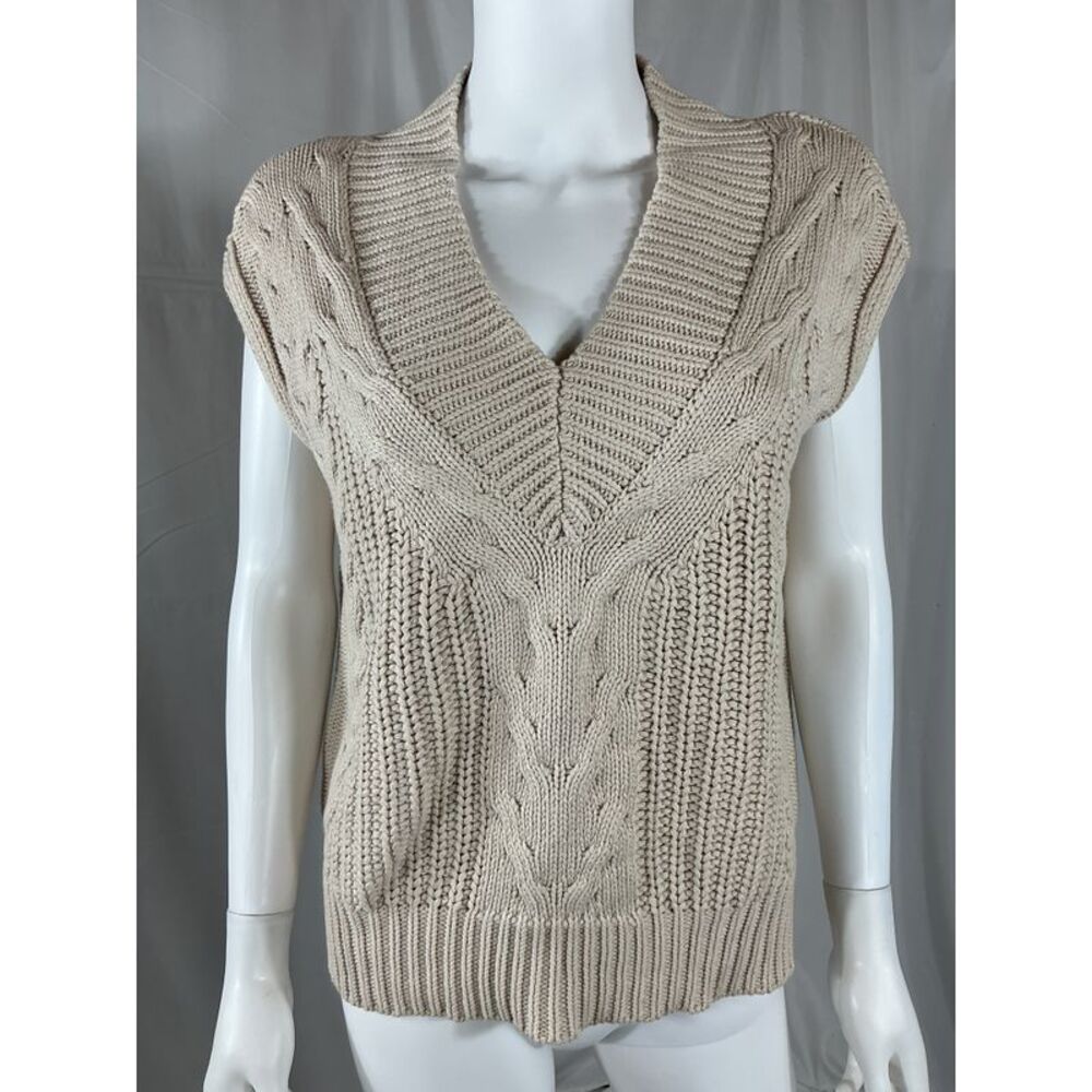 Pistola Cream Cable Knit Sweater